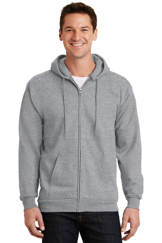 Port & Company® - Essential Fleece Full-Zip Hooded Sweatshirt. PC90ZH