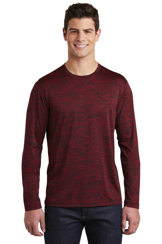Sport-Tek ? PosiCharge ? Long Sleeve Electric Heather Tee. ST390LS