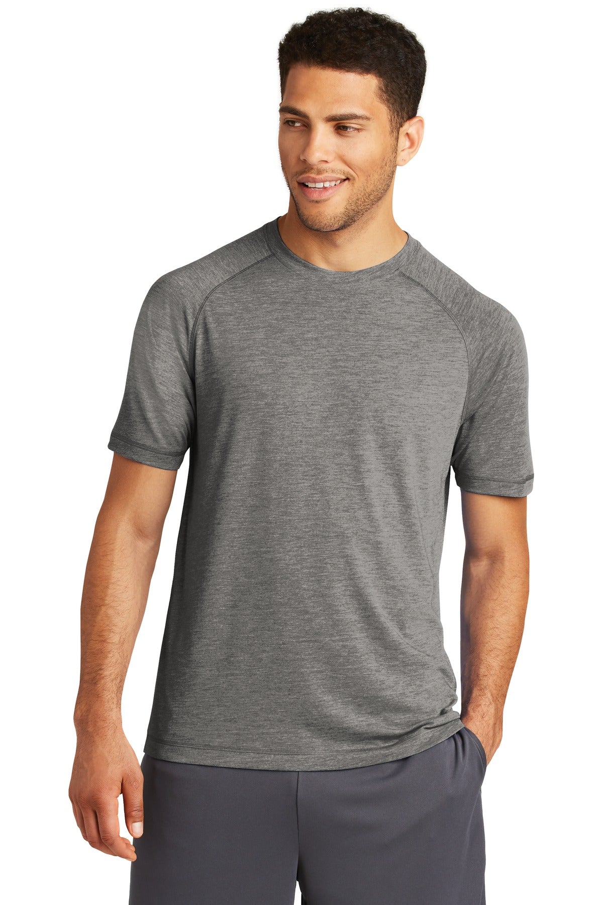 Sport-Tek ? PosiCharge ? Tri-Blend Wicking Raglan Tee. ST400