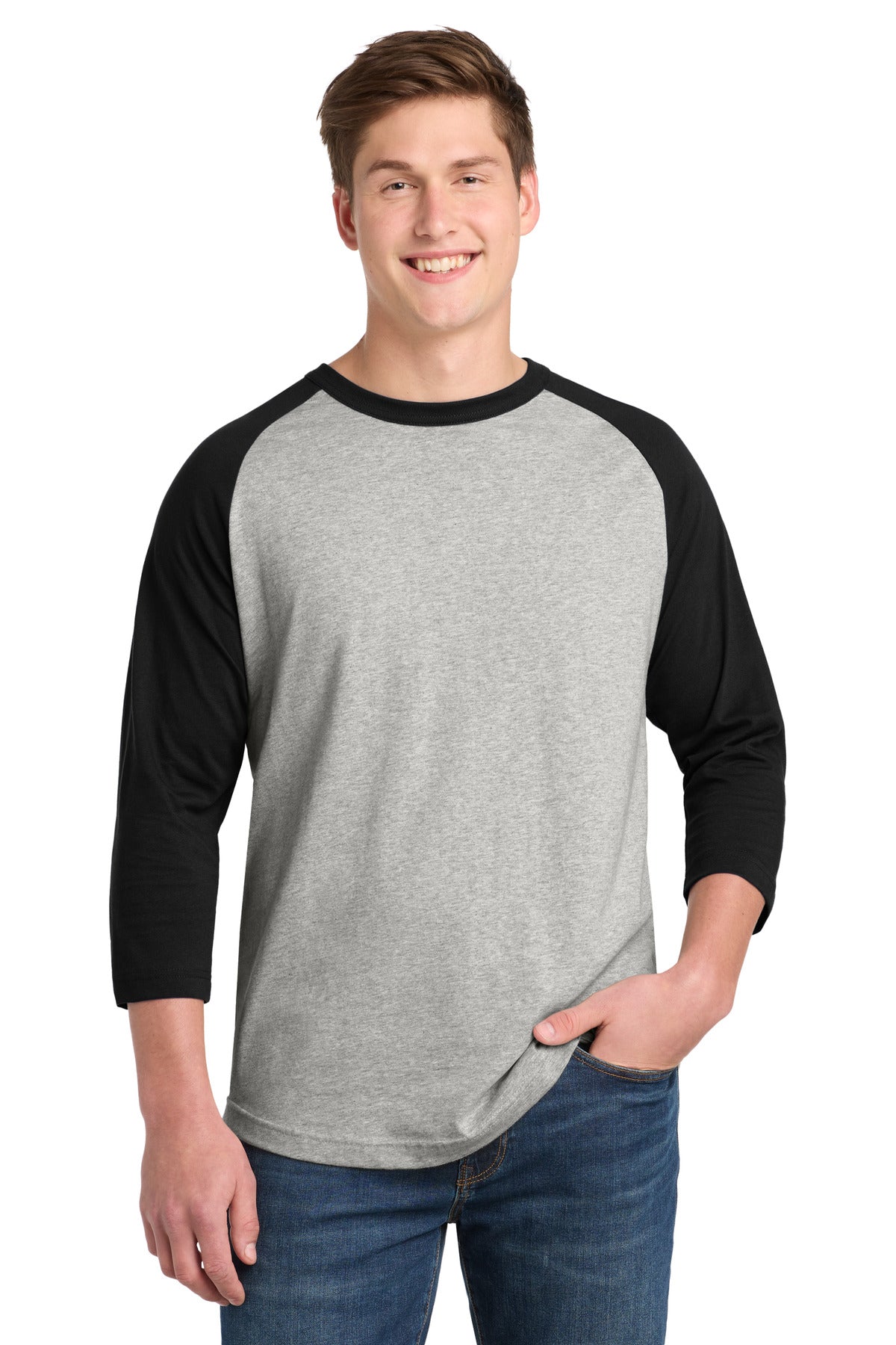 Sport-Tek® Colorblock Raglan Jersey. T200