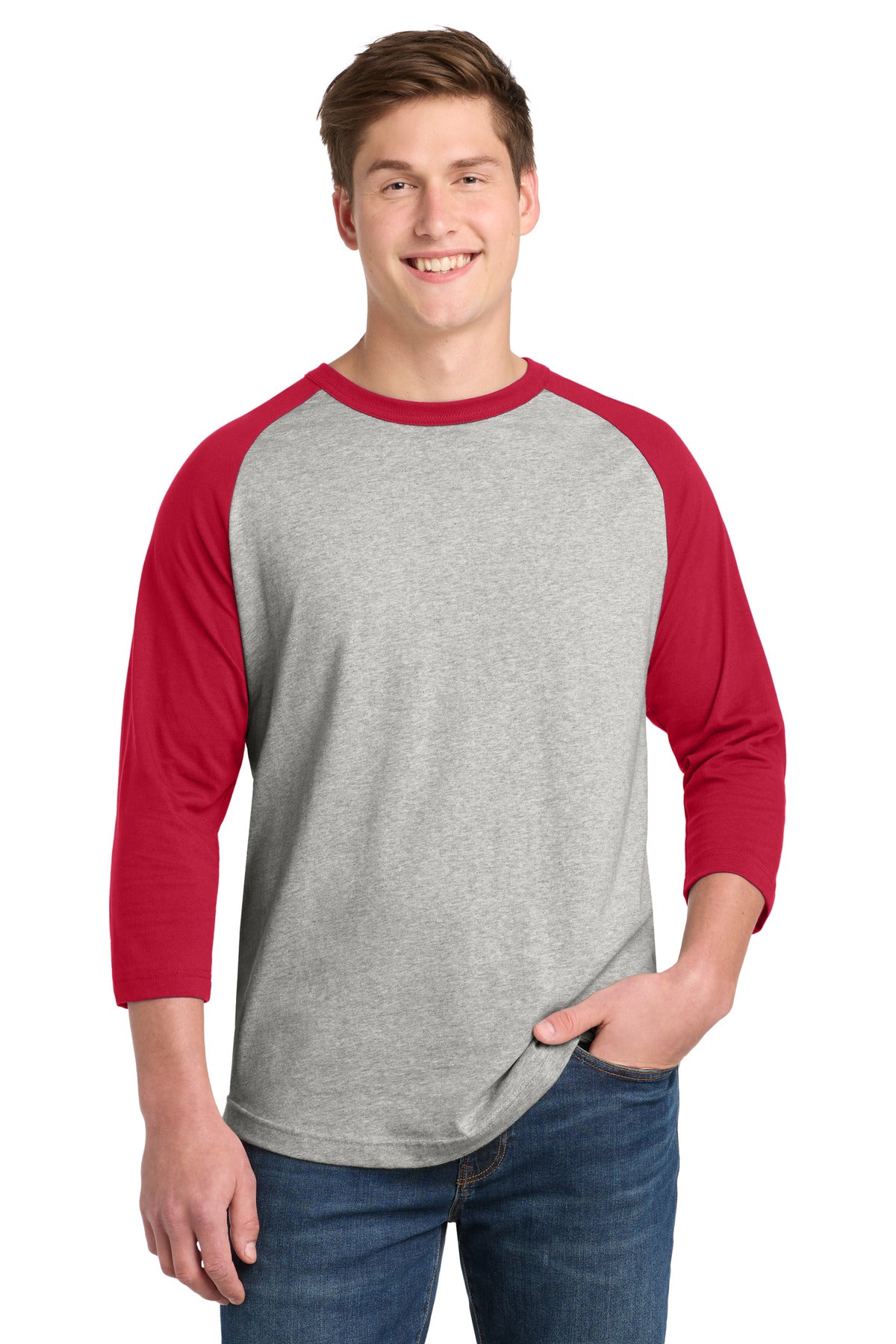 Sport-Tek® Colorblock Raglan Jersey. T200