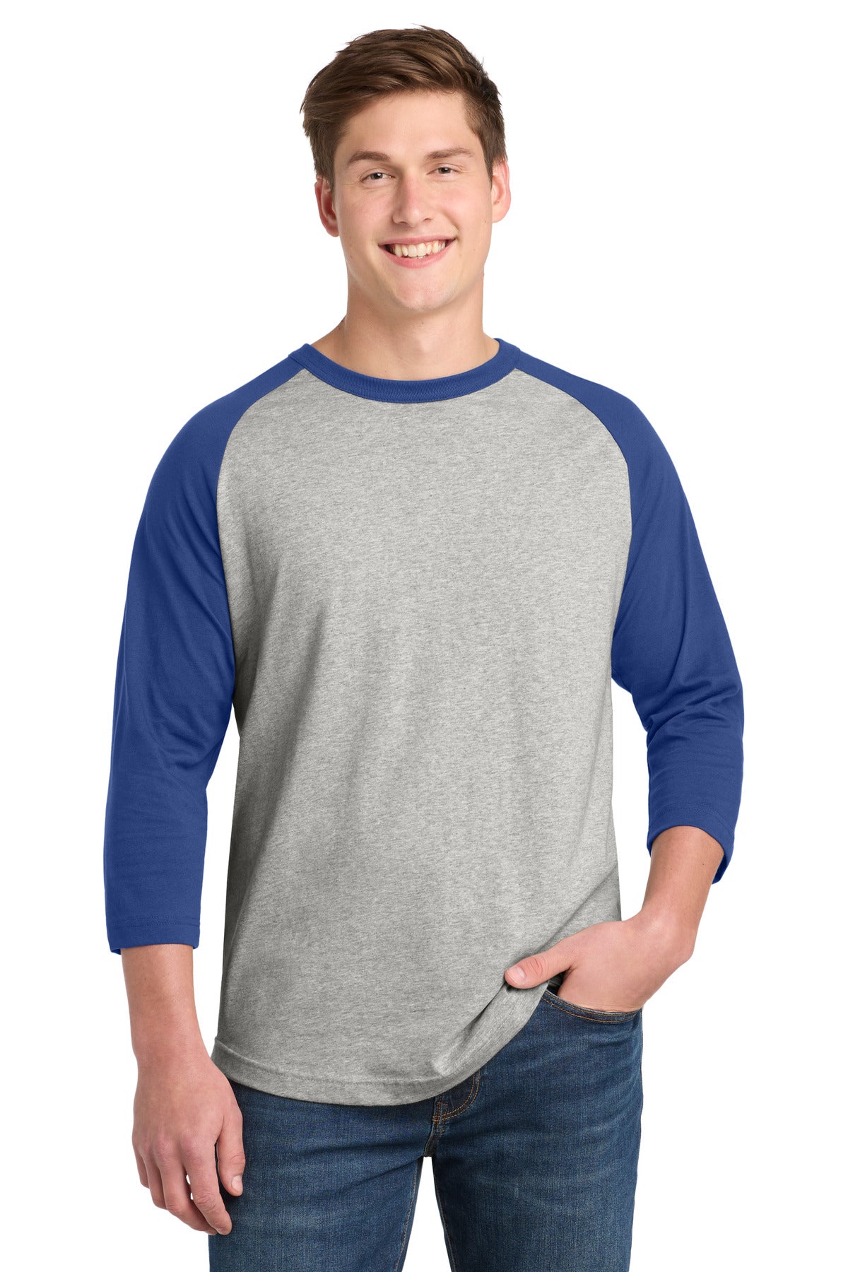 Sport-Tek® Colorblock Raglan Jersey. T200