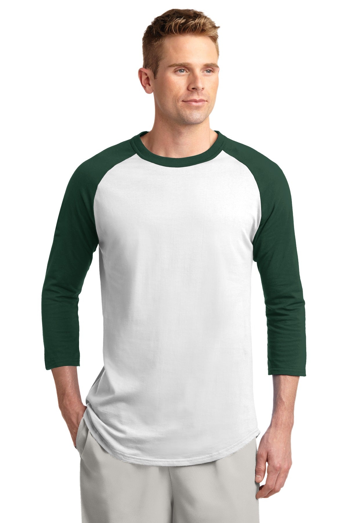 Sport-Tek® Colorblock Raglan Jersey. T200