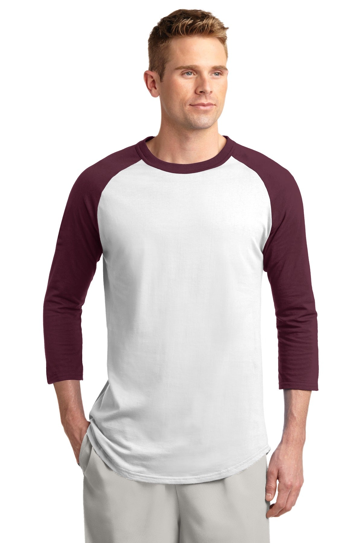 Sport-Tek® Colorblock Raglan Jersey. T200
