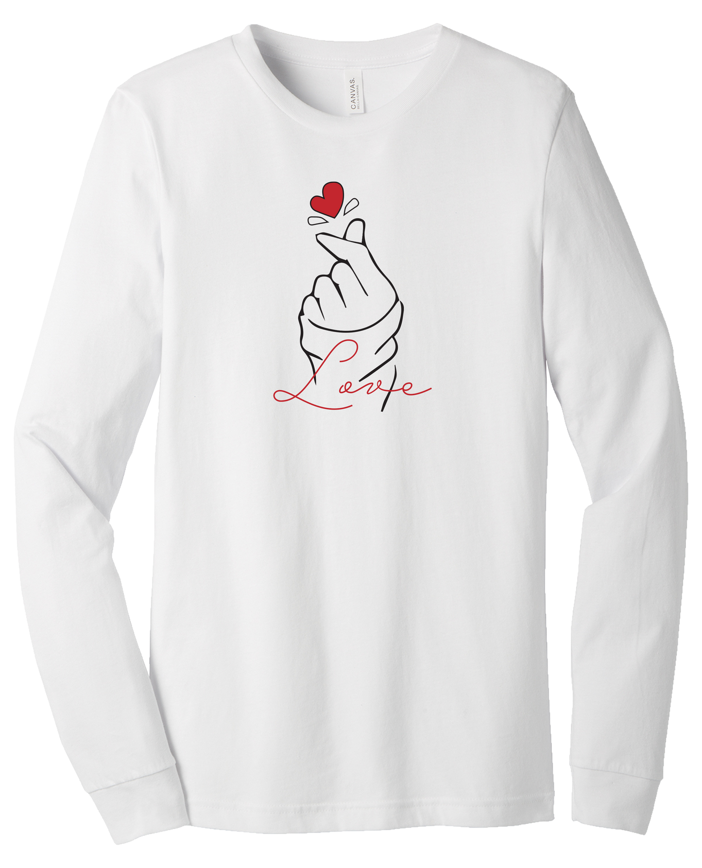 Love Heart Valentine's day Unisex Jersey Long Sleeve Tee