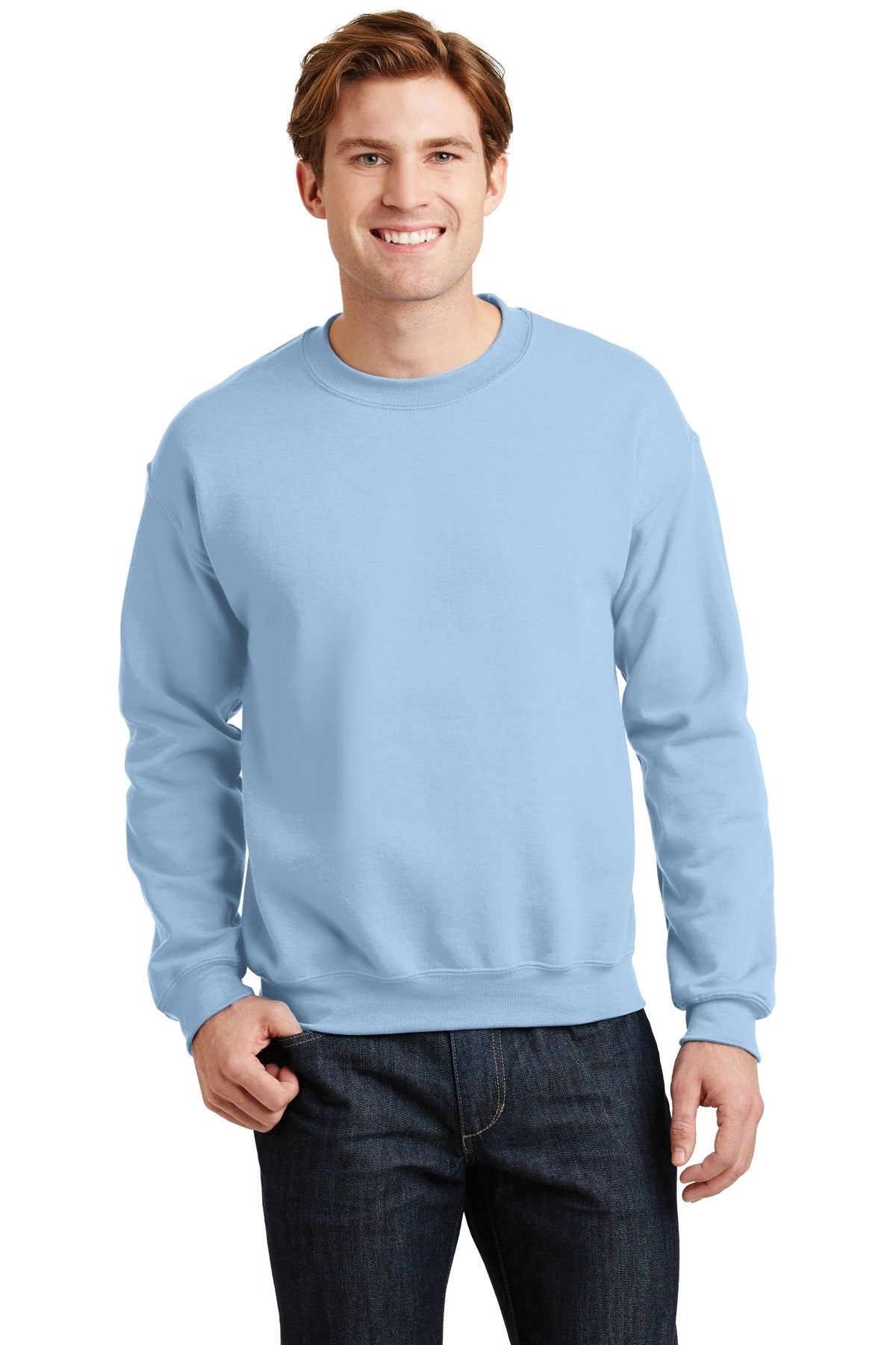 Gildan® - Heavy Blend™ Crewneck Sweatshirt. 18000 (Light Blue)