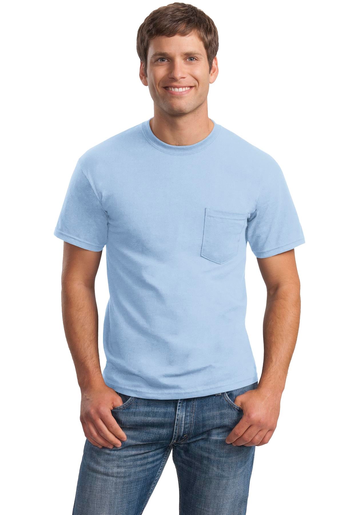 Gildan® - Ultra Cotton® 100% US Cotton T-Shirt with Pocket. 2300