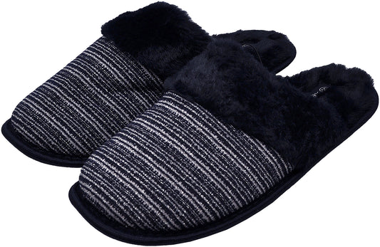 Women's Stripped Indoor Slippers