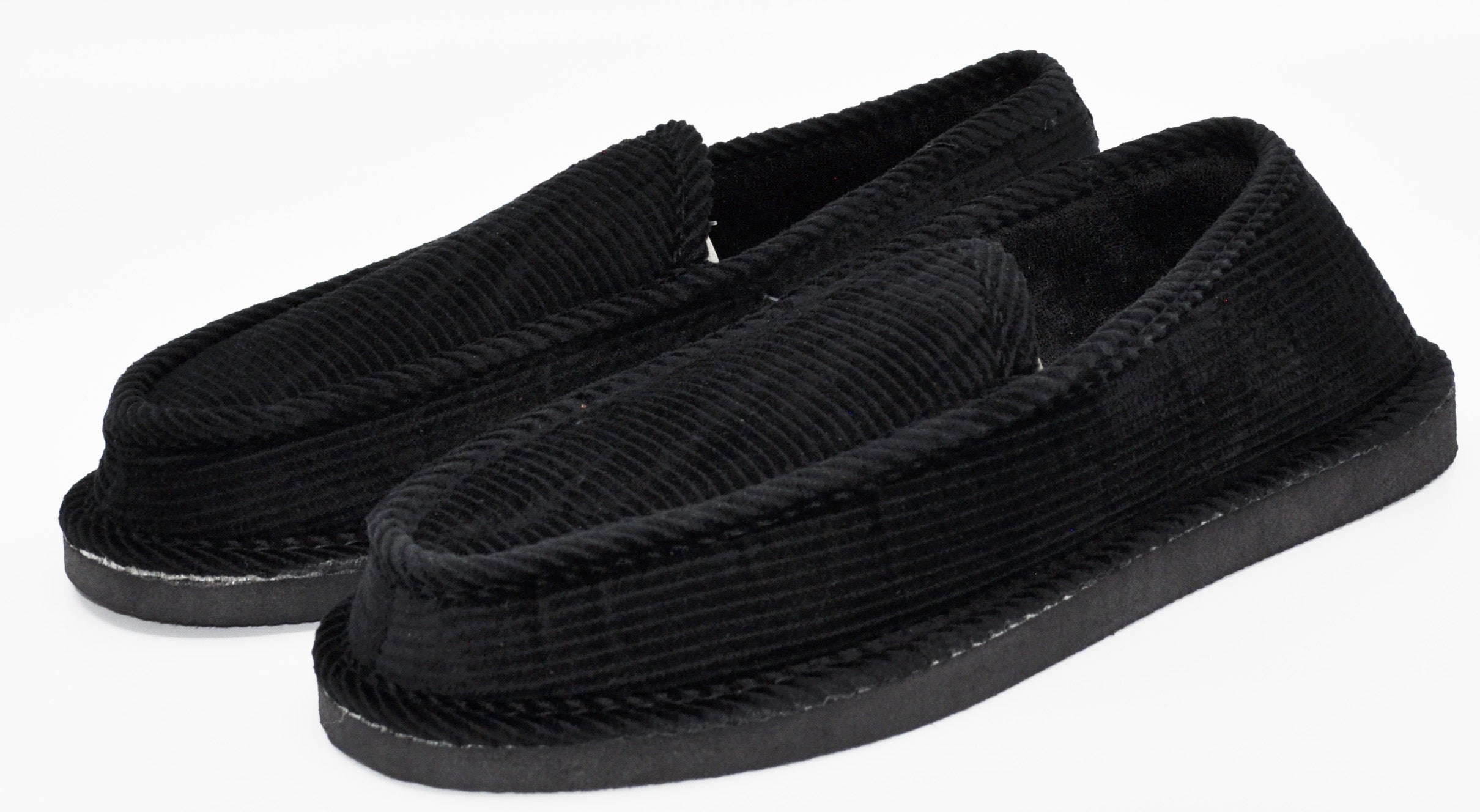 Mens corduroy hot sale house slippers