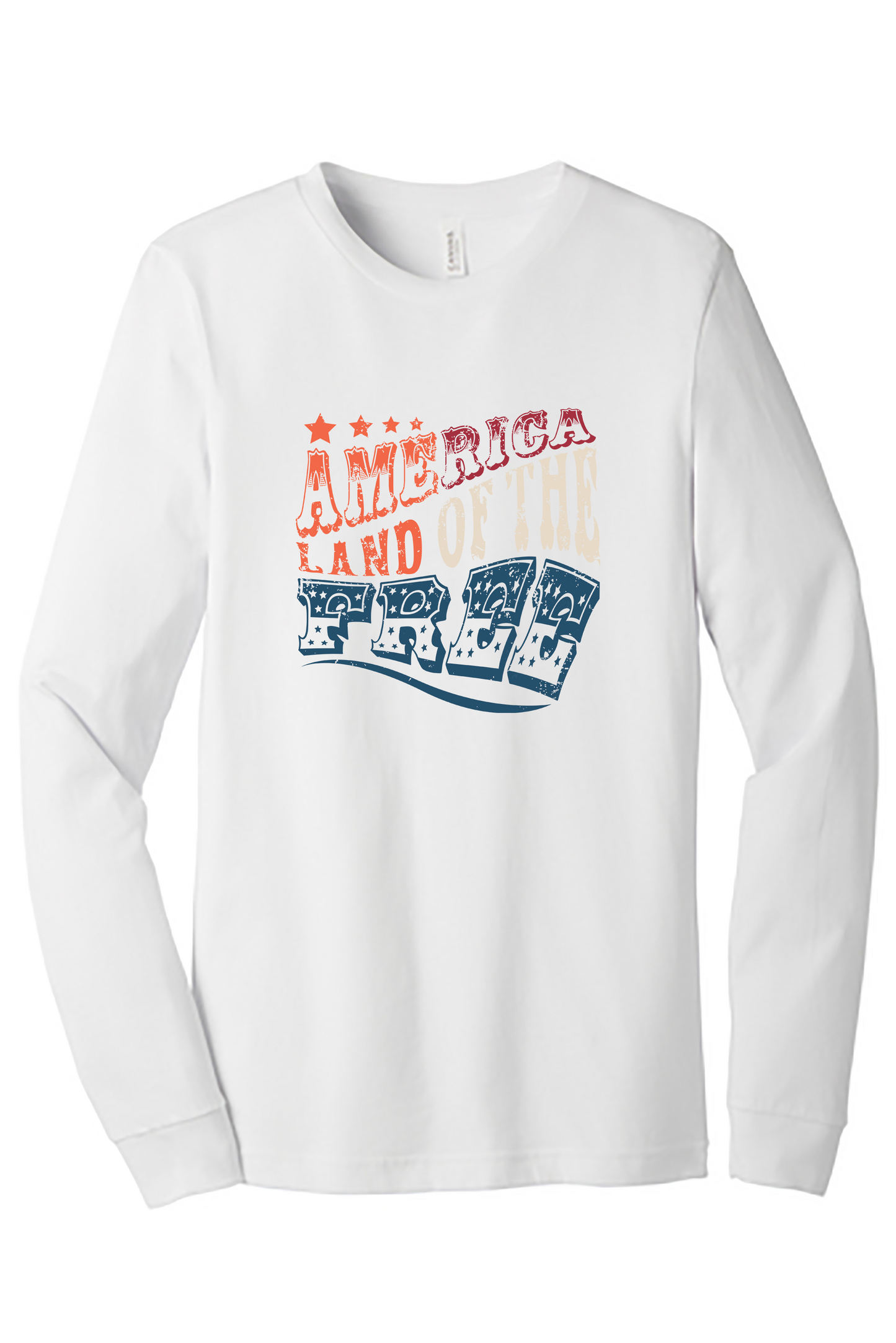 A PLACE TO REMEMBER® America Land Of The Free Patriotic Unisex Jersey Tee