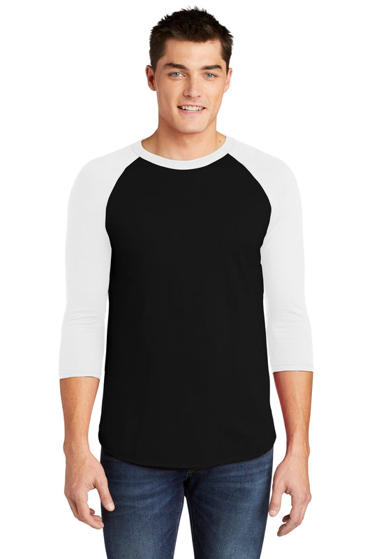 American Apparel ® Poly-Cotton 3/4-Sleeve Raglan T-Shirt. BB453W