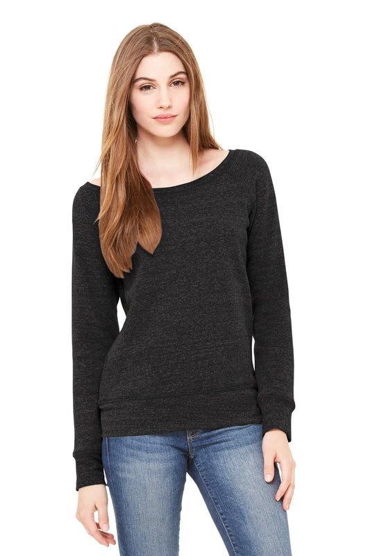 BELLA+CANVAS ® Women's Sponge Fleece Wide-Neck Sweatshirt. BC7501
