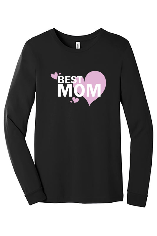 Best Mom Mothers Day Unisex Jersey Long Sleeve Tee