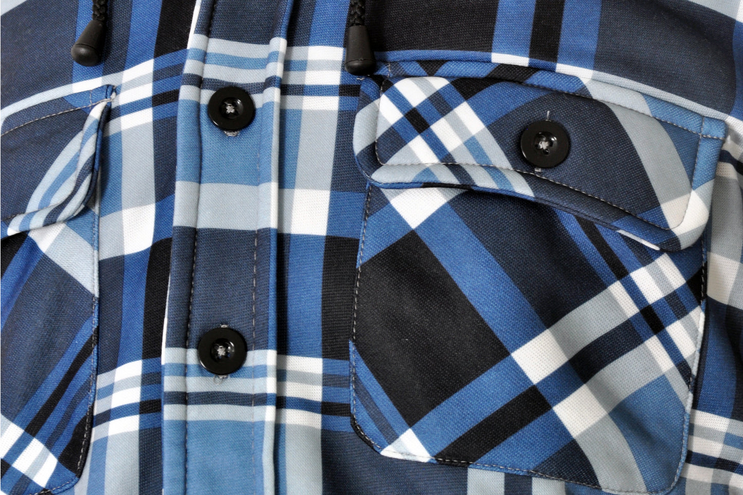 Young USA® Men's Zip Up Hooded Flannel Shirt Jacket