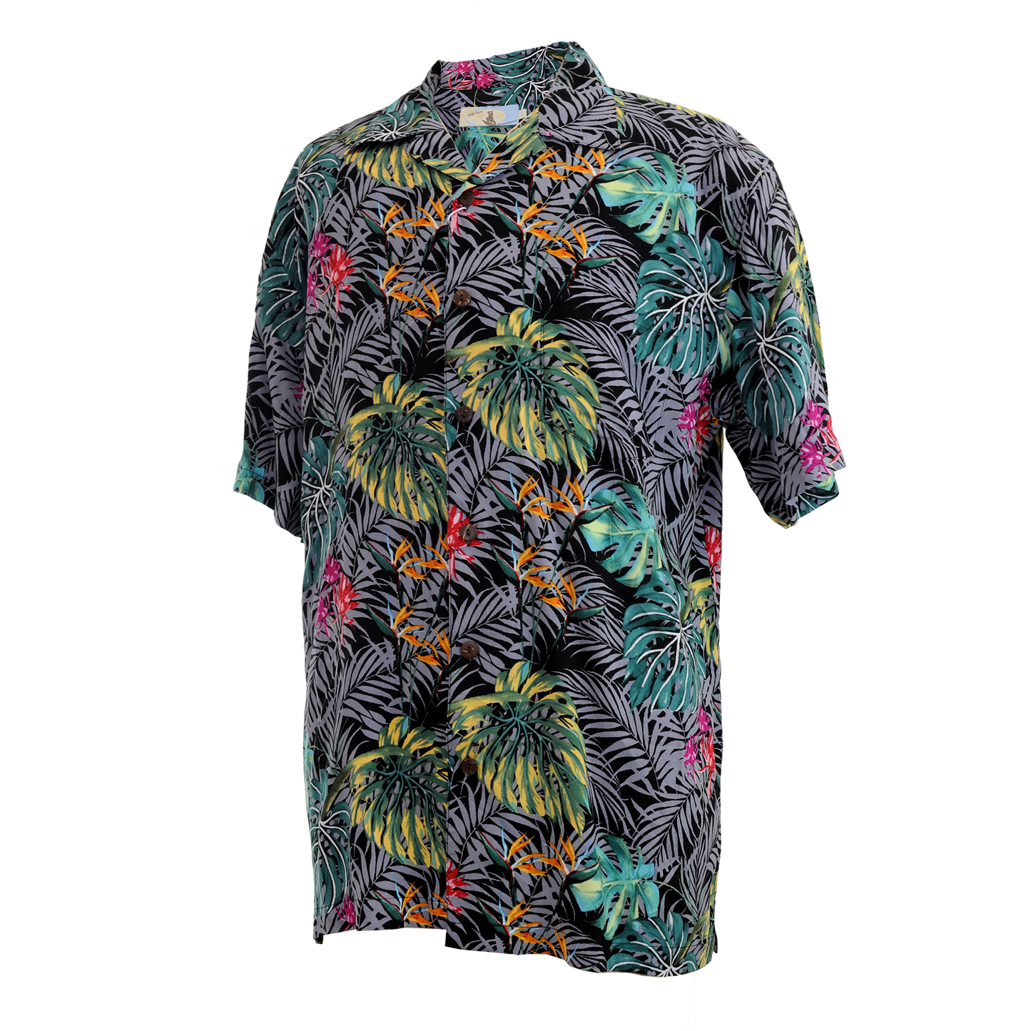 Men's Vintage Hawaiian Shirt, Tropical