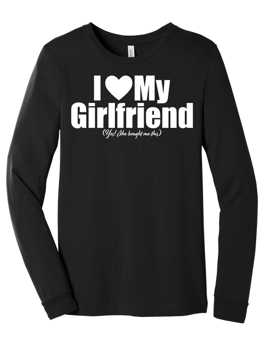Valentine's Day I Love my Girlfriend Cotton Graphic Tee