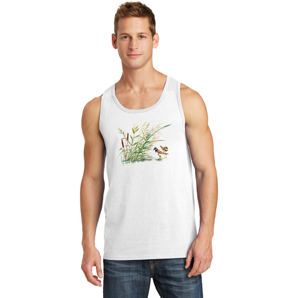 Men's Tank Top. Birds.