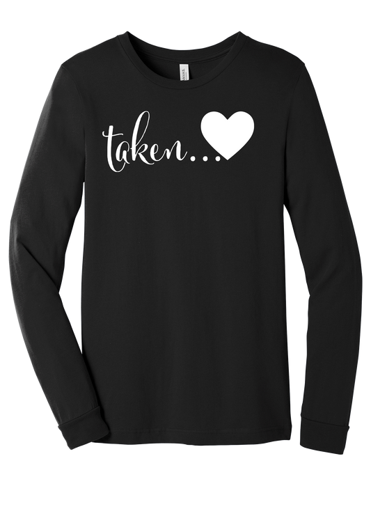 Valentine's Day Taken Cotton Graphic Tee