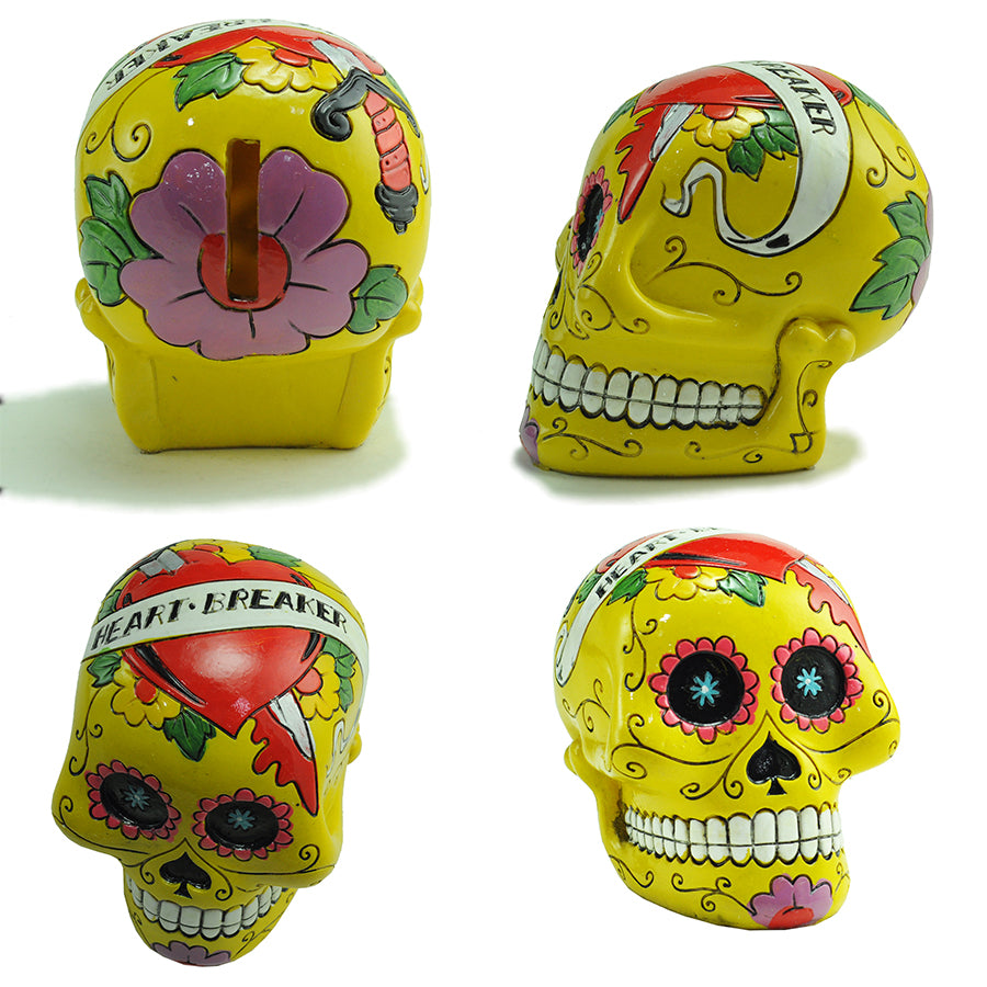 Mexican Day of the Dead Skull Money Bank