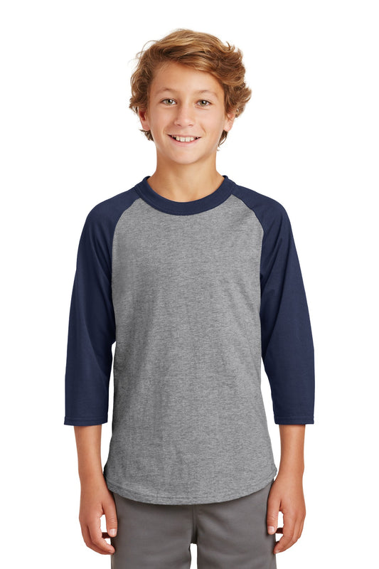 Sport-Tek® Youth Colorblock Raglan Jersey. YT200