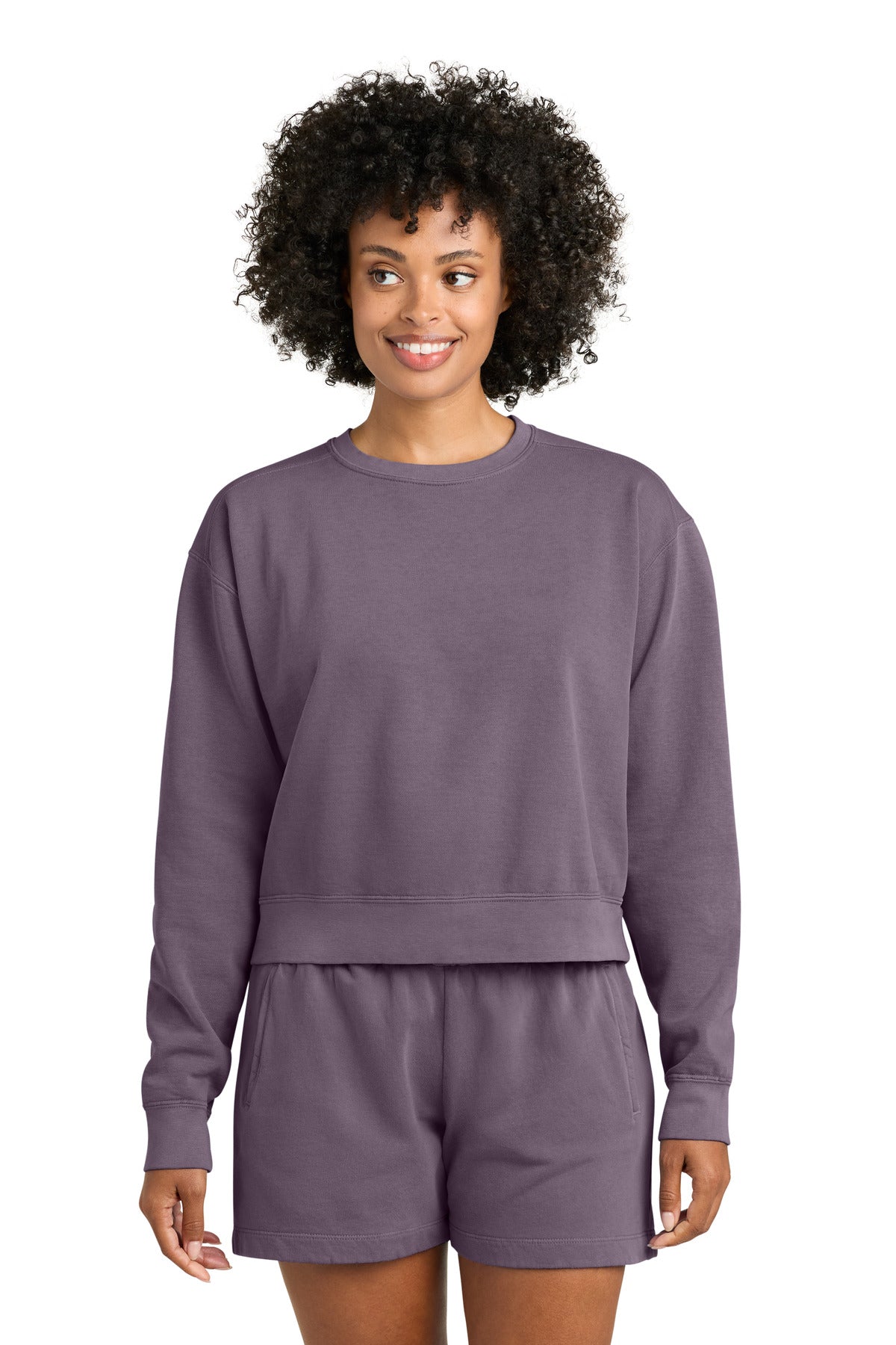 Comfort Colors® Women's Mid-Length Crewneck Sweatshirt 1566L