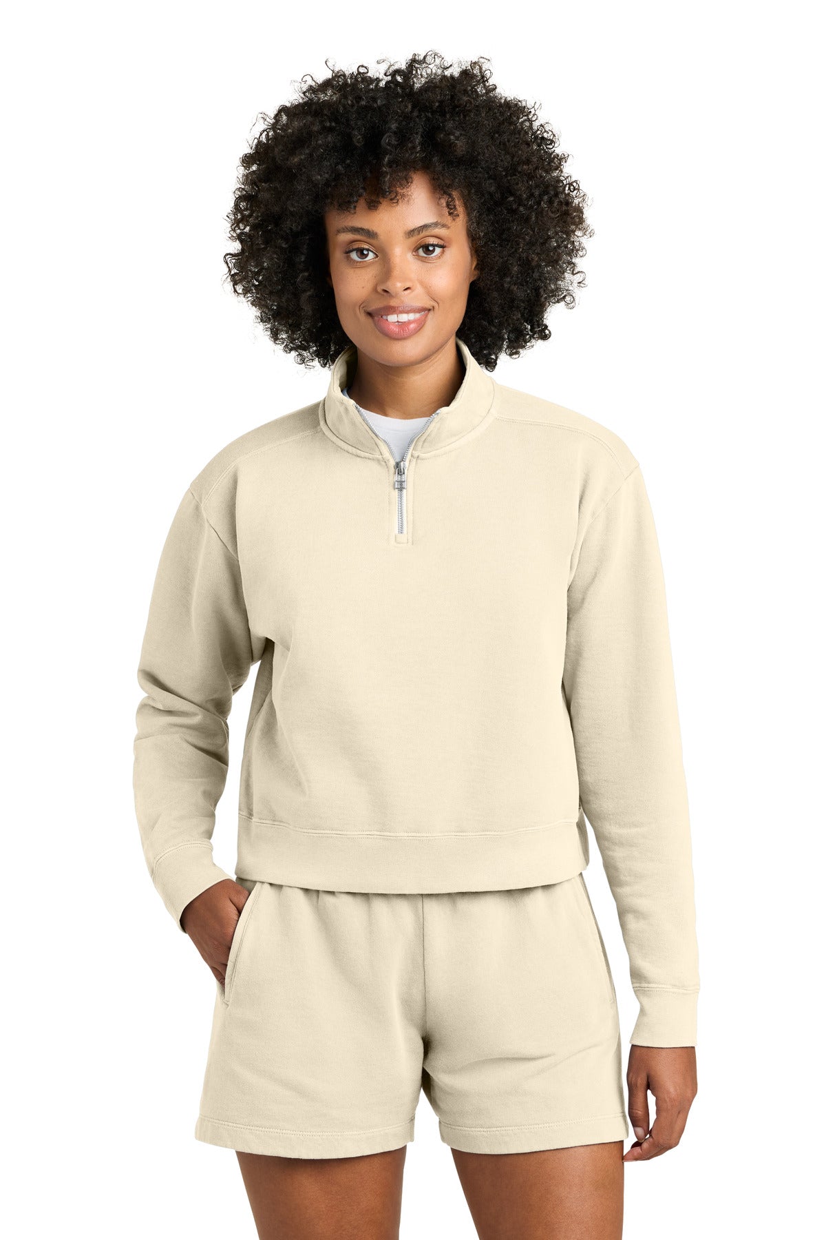 Comfort Colors® Women's Mid-Length 1/4-Zip Sweatshirt 1580L