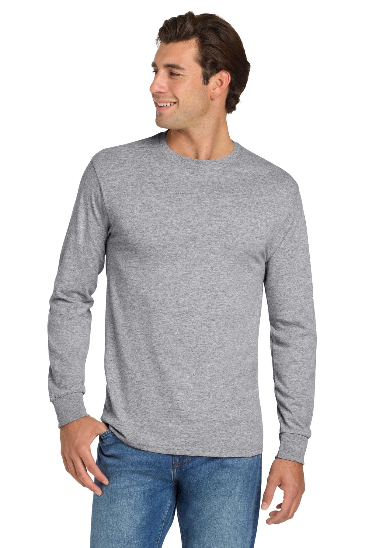 Jerzees? - Dri-Power? 50/50 Cotton/Poly Long Sleeve T-Shirt.  29LS