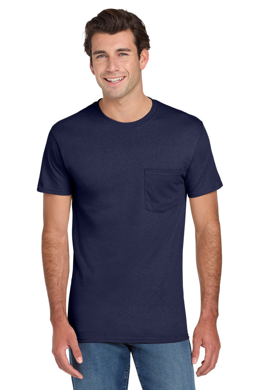Jerzees® -  Dri-Power® 50/50 Cotton/Poly Pocket T-Shirt.  29MP