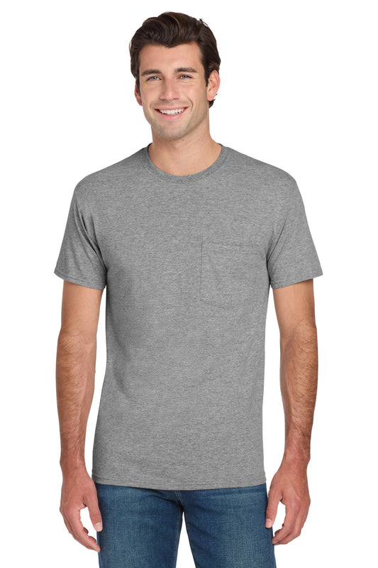 Jerzees® -  Dri-Power® 50/50 Cotton/Poly Pocket T-Shirt.  29MP