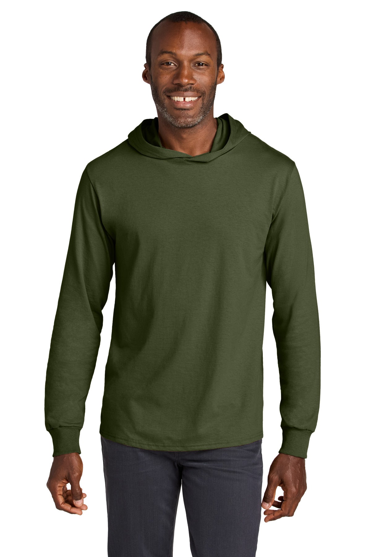 Jerzees Classics? Unisex Cotton Long Sleeve Hooded T-Shirt 363LH