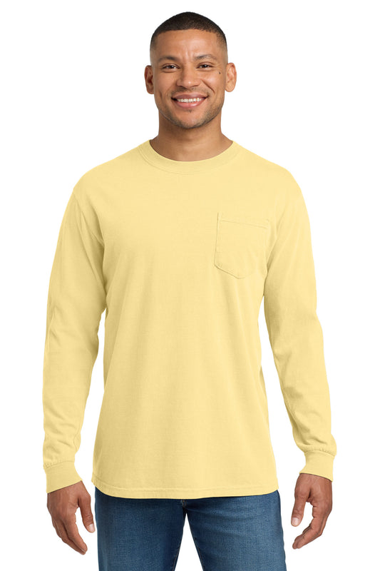 COMFORT COLORS ® Heavyweight Ring Spun Long Sleeve Pocket Tee. 4410