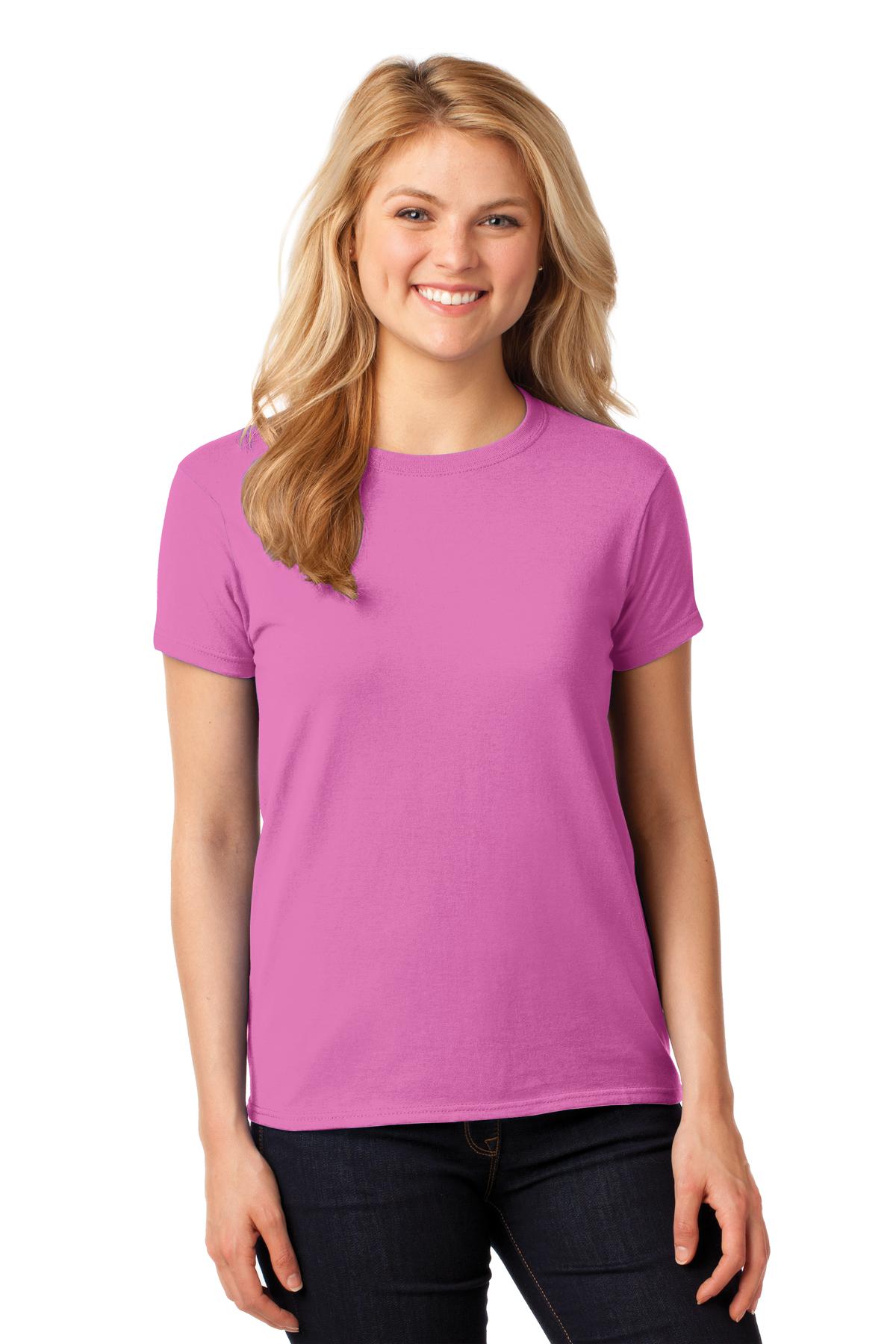 Gildan® Women's Heavy Cotton™ 100% Cotton T-Shirt. 5000L