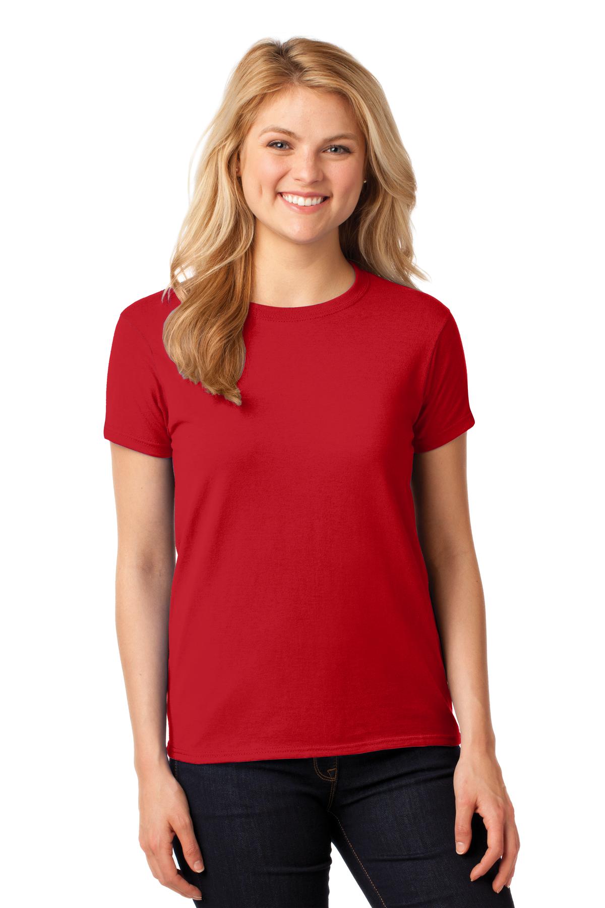 Gildan® Women's Heavy Cotton™ 100% Cotton T-Shirt. 5000L