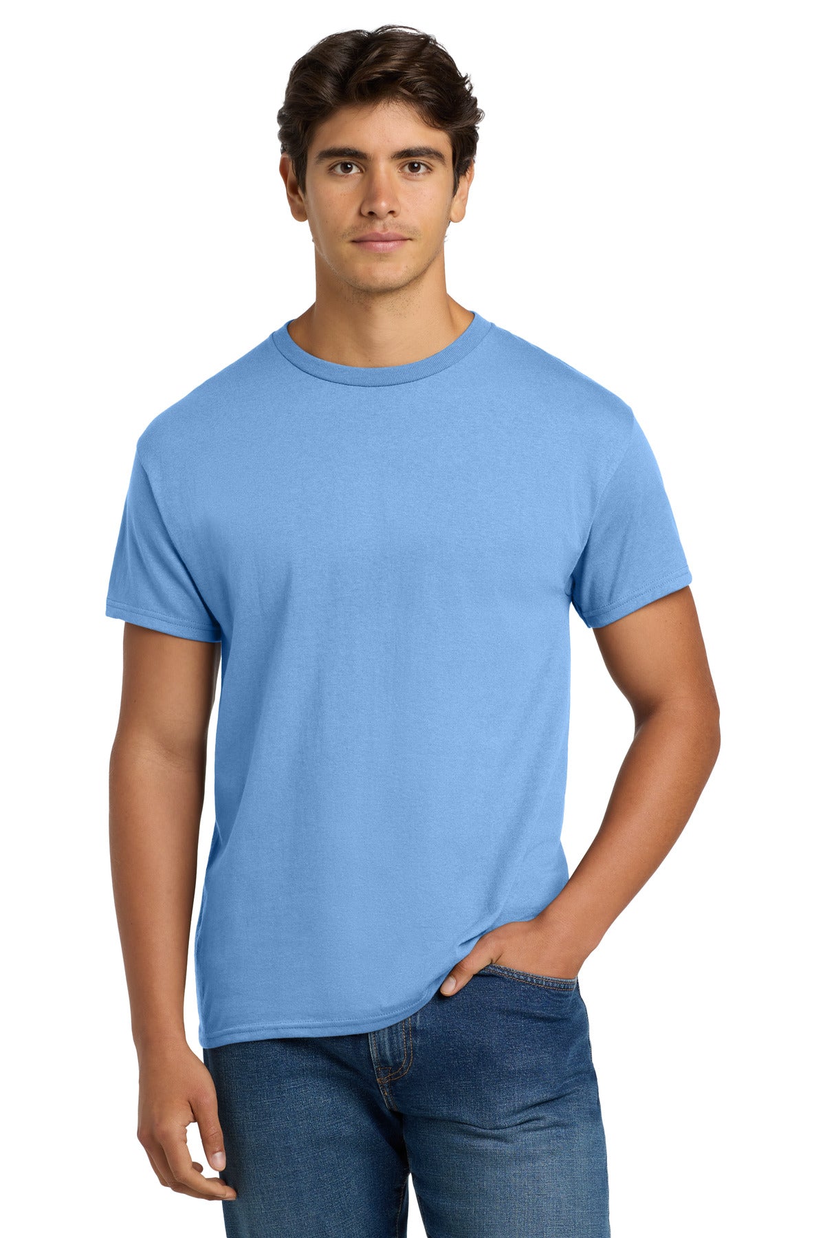 Hanes® - EcoSmart® 50/50 Cotton/Poly T-Shirt.  5170