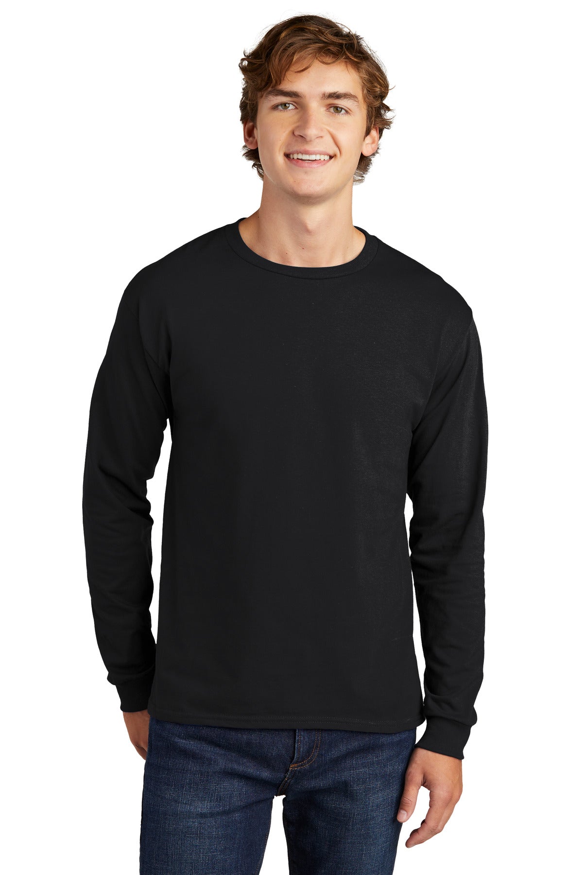 Hanes? Essential-T 100% Cotton Long Sleeve T-Shirt 5286