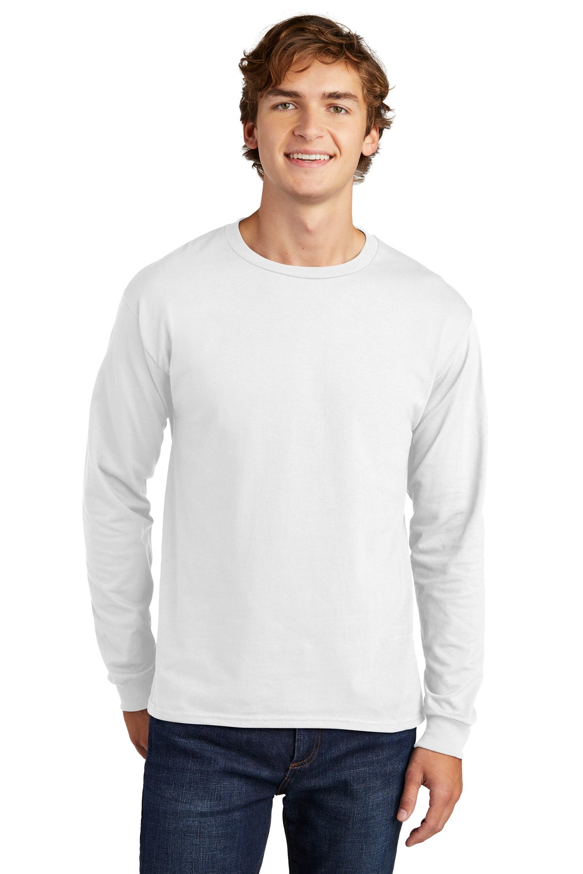 Hanes? Essential-T 100% Cotton Long Sleeve T-Shirt 5286