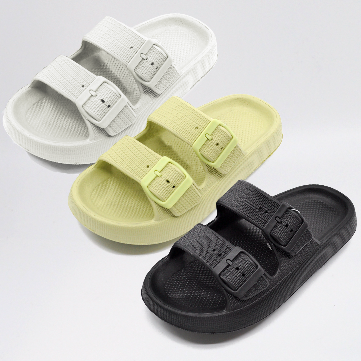 Women's Double Buckle Flex Sandal