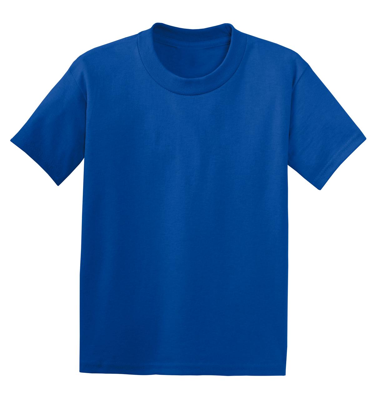 Hanes® - Youth EcoSmart® 50/50 Cotton/Poly T-Shirt.  5370