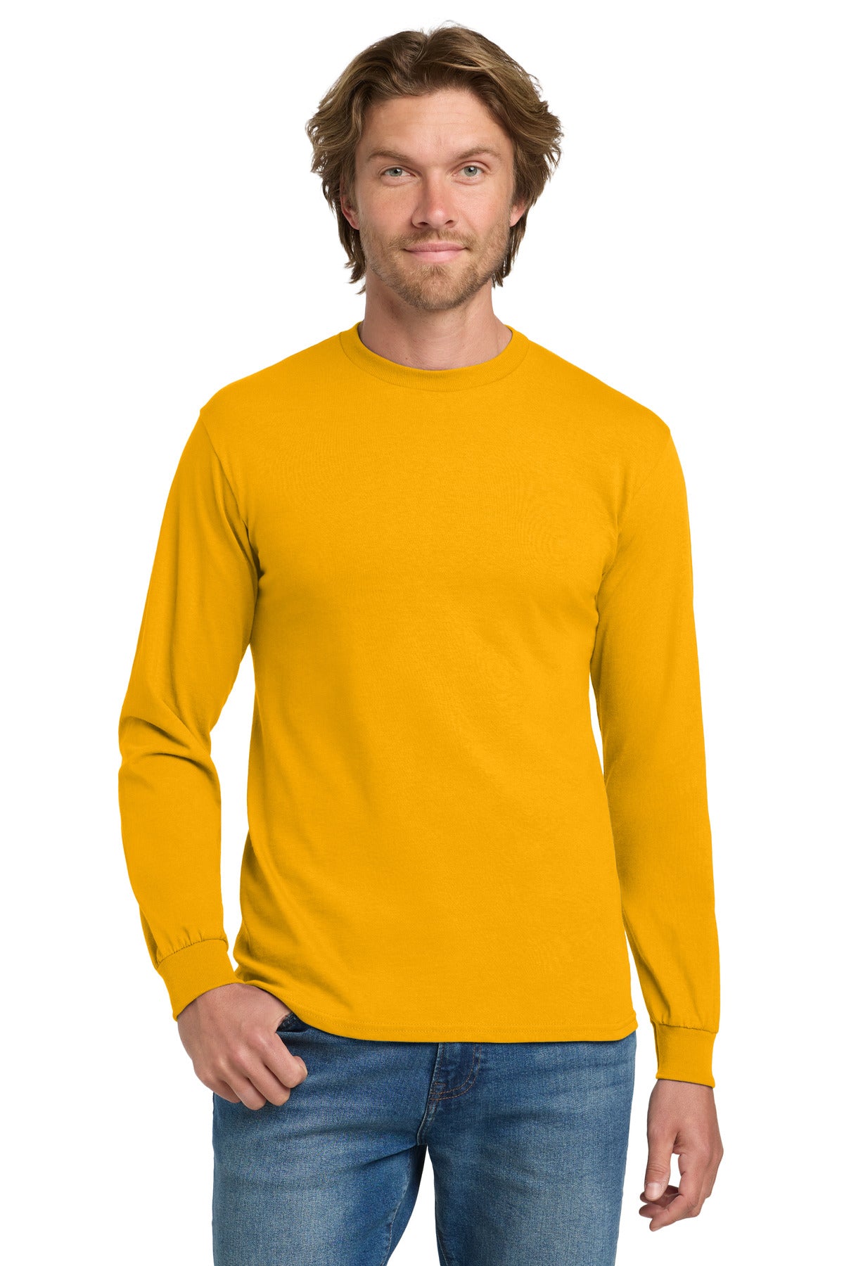 Gildan® - Heavy Cotton™ 100% Cotton Long Sleeve T-Shirt.  5400