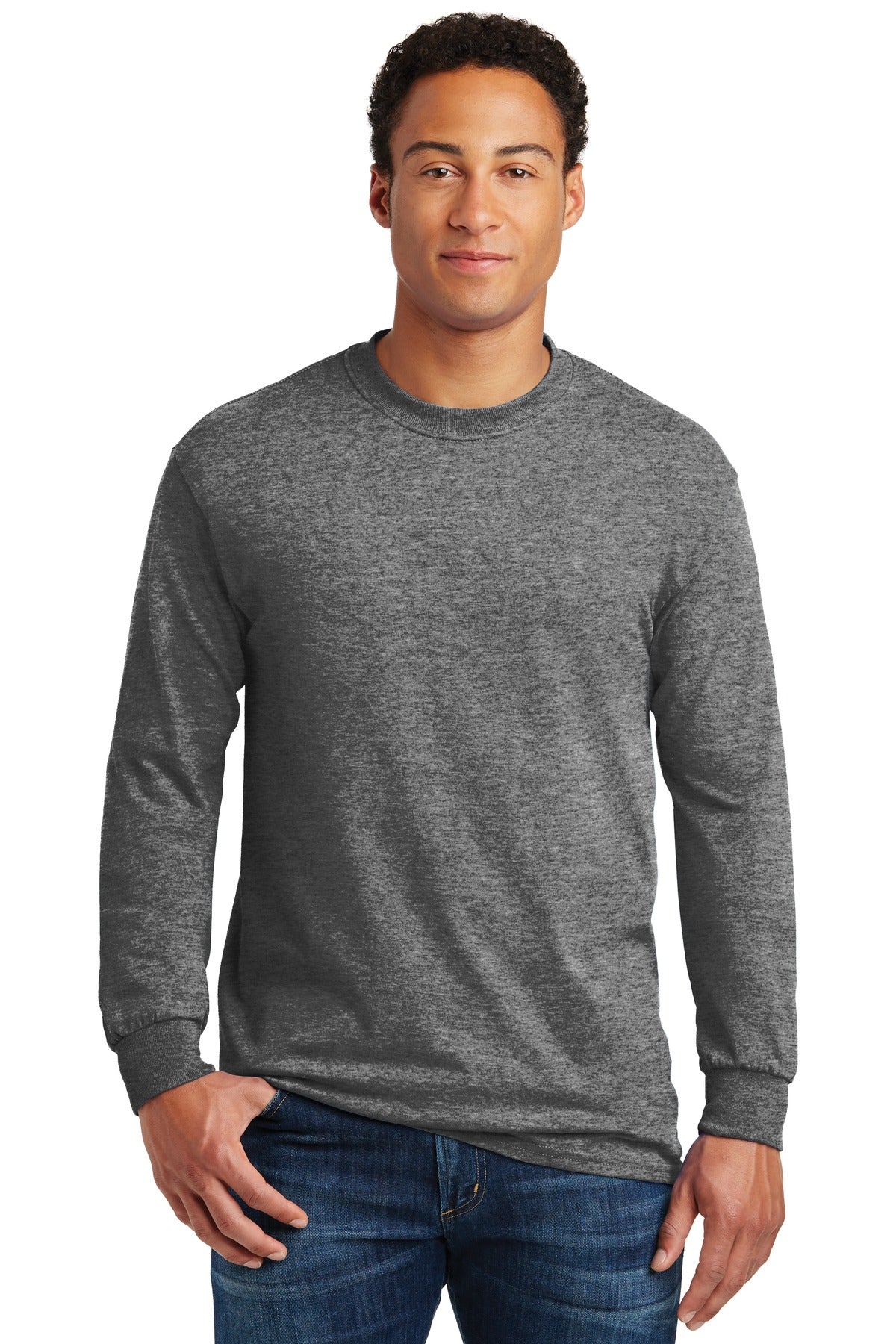 Gildan® - Heavy Cotton™ 100% Cotton Long Sleeve T-Shirt.  5400