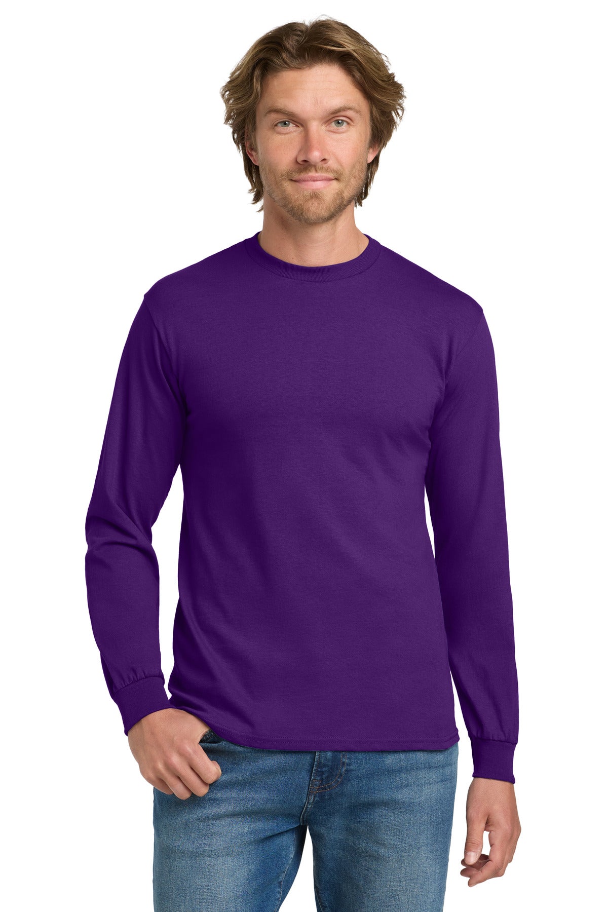 Gildan® - Heavy Cotton™ 100% Cotton Long Sleeve T-Shirt.  5400