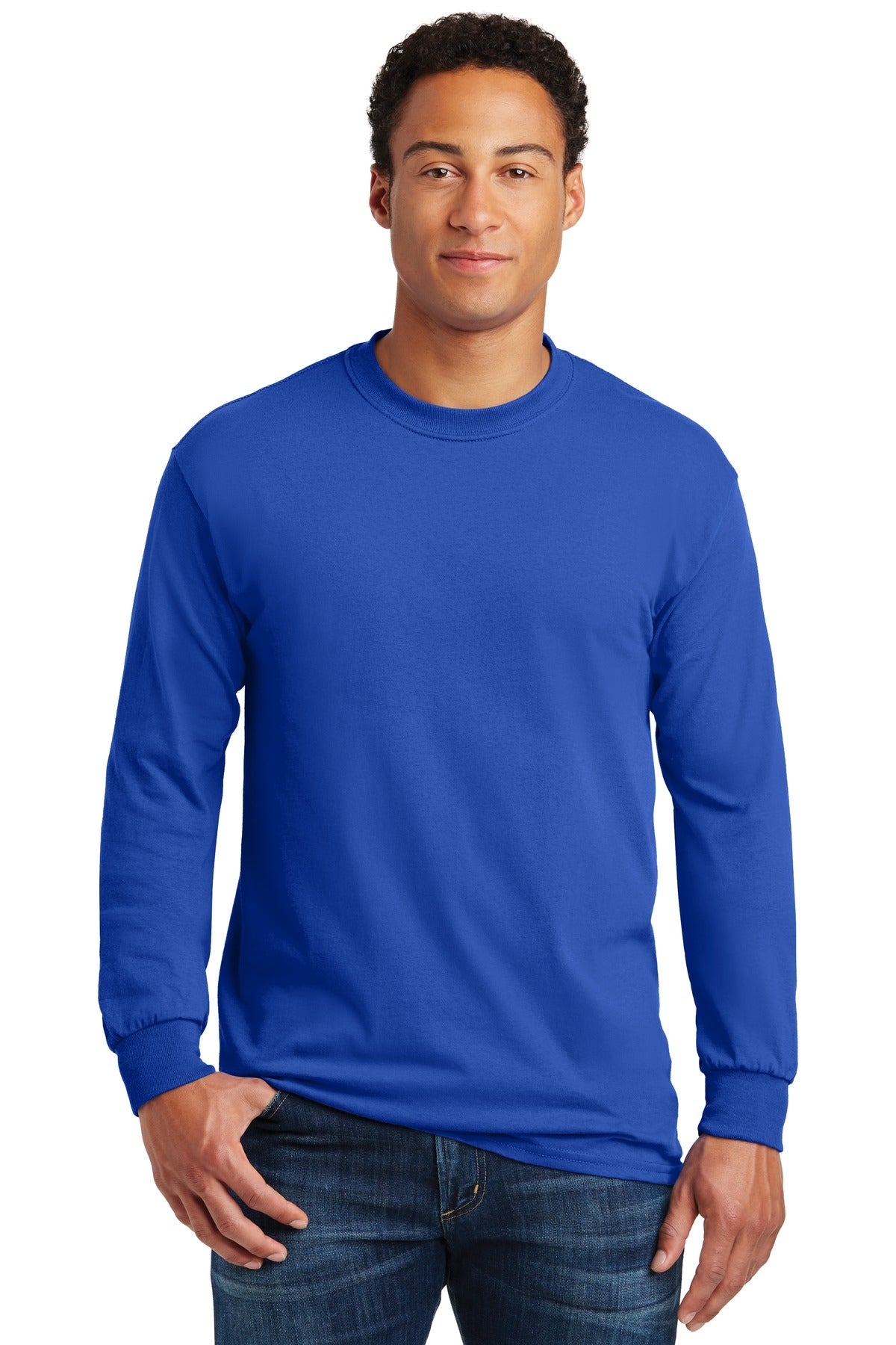 Gildan® - Heavy Cotton™ 100% Cotton Long Sleeve T-Shirt.  5400