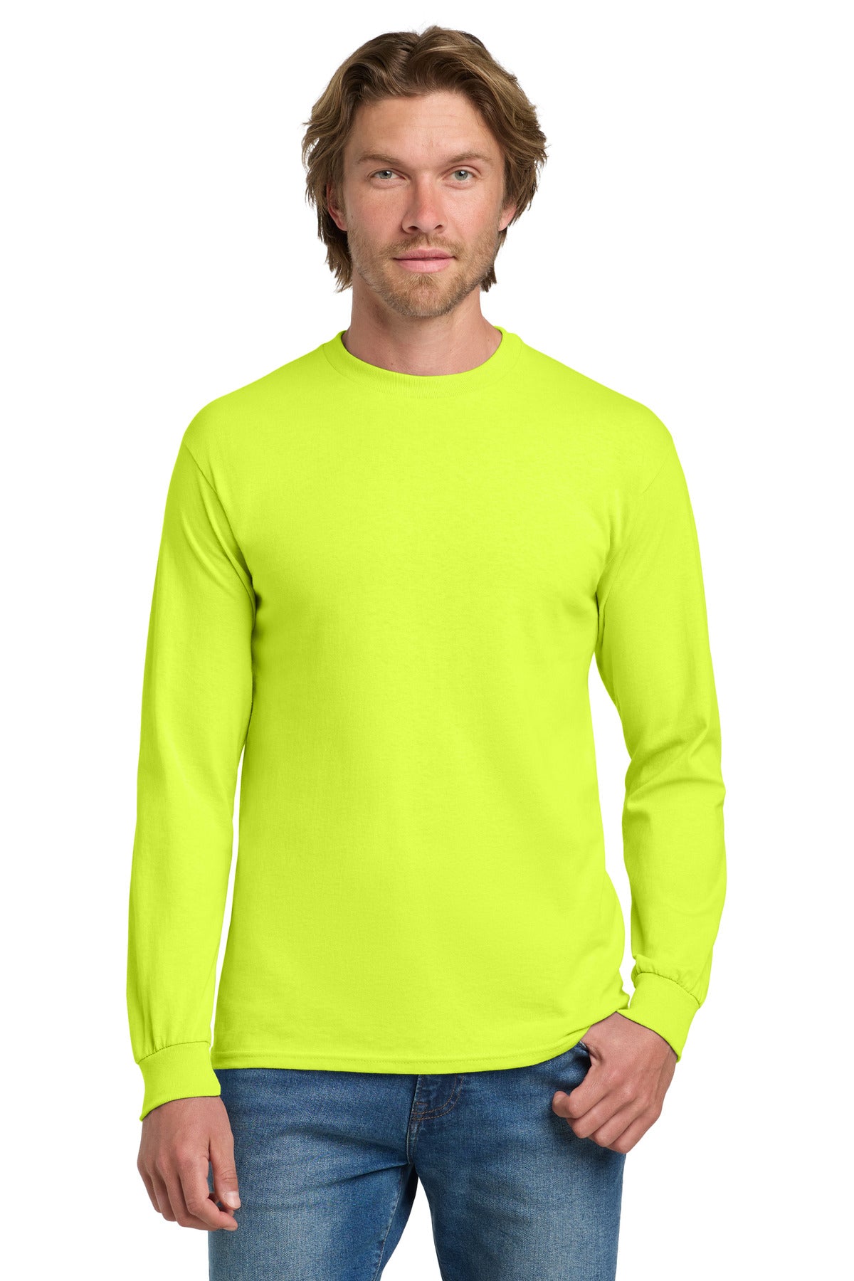 Gildan® - Heavy Cotton™ 100% Cotton Long Sleeve T-Shirt.  5400