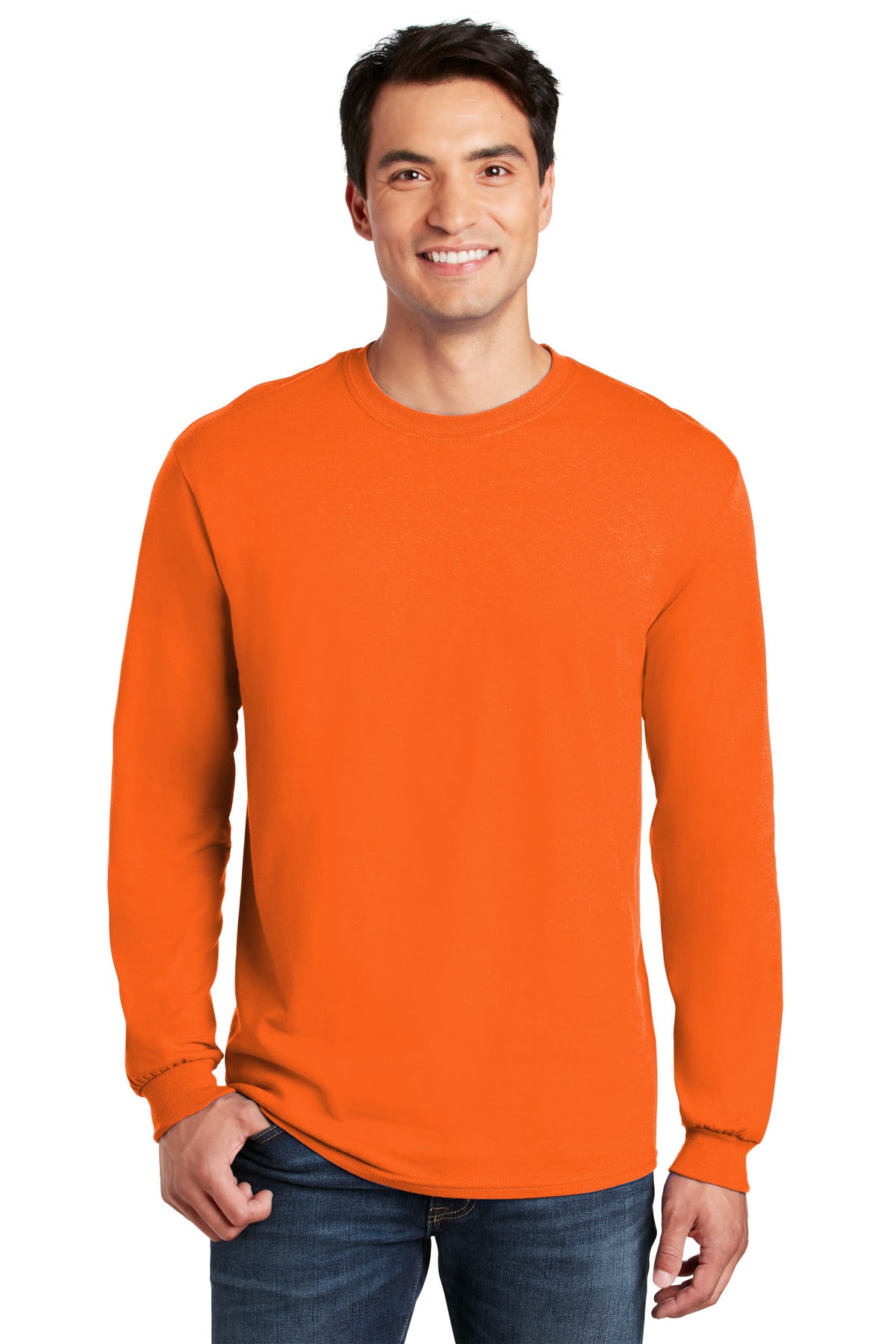 Gildan® - Heavy Cotton™ 100% Cotton Long Sleeve T-Shirt.  5400