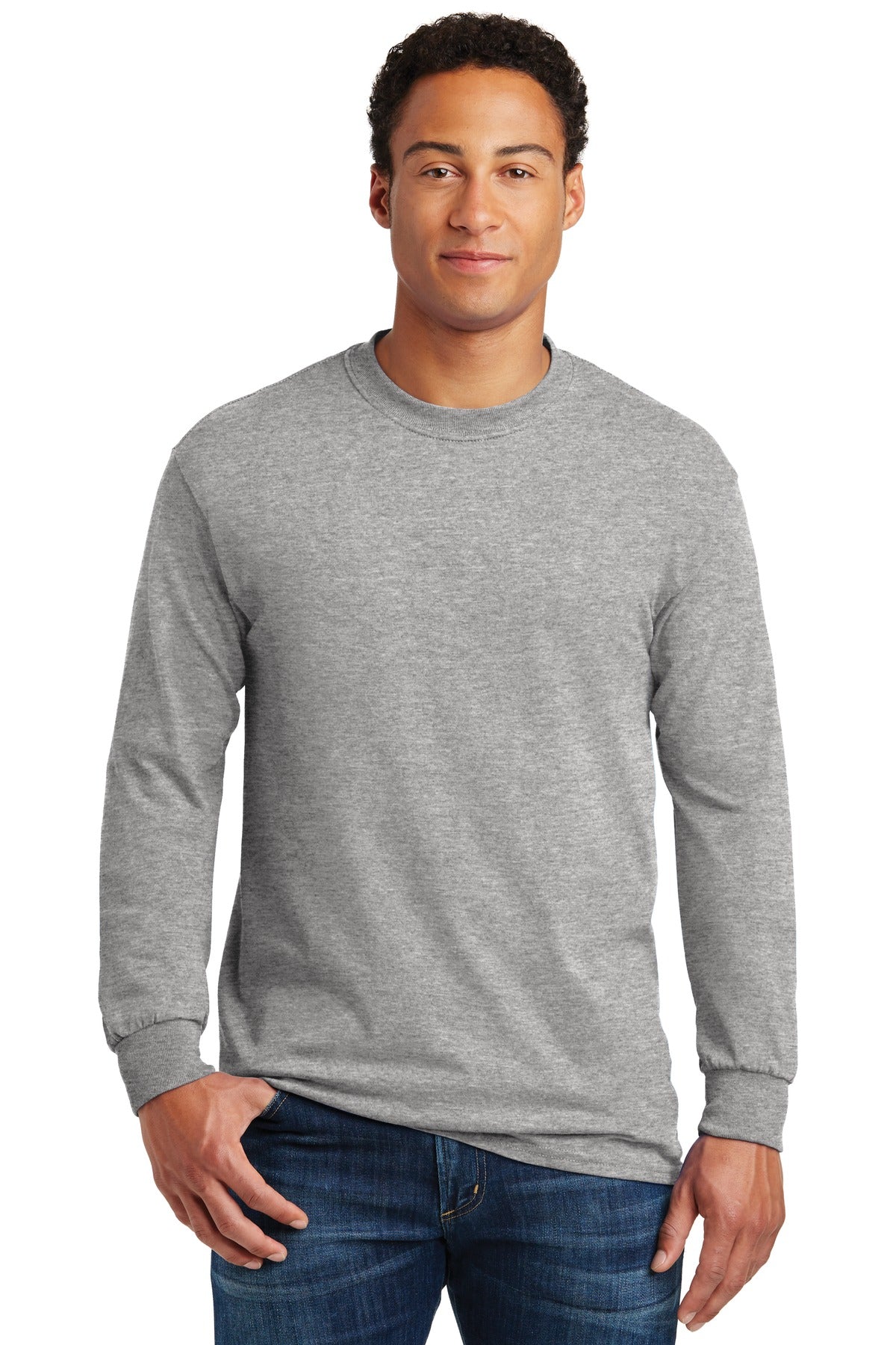 Gildan® - Heavy Cotton™ 100% Cotton Long Sleeve T-Shirt.  5400