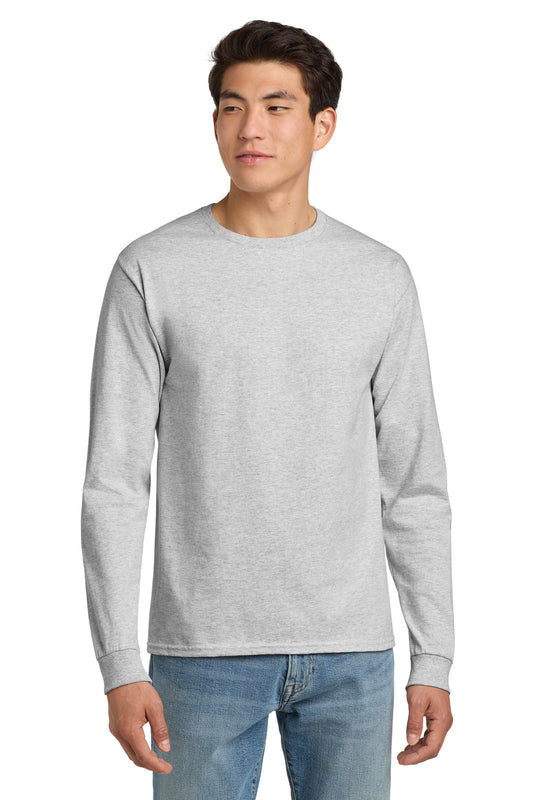 Hanes® - Authentic 100% Cotton Long Sleeve T-Shirt.  5586