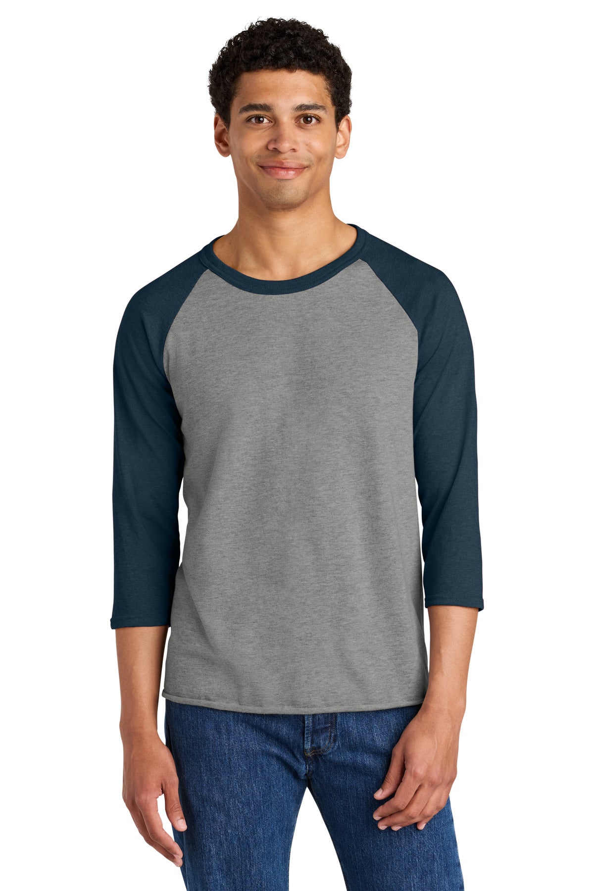 Jerzees® Unisex Premium Blend Combed Ring Spun 3/4-Sleeve Raglan 560R