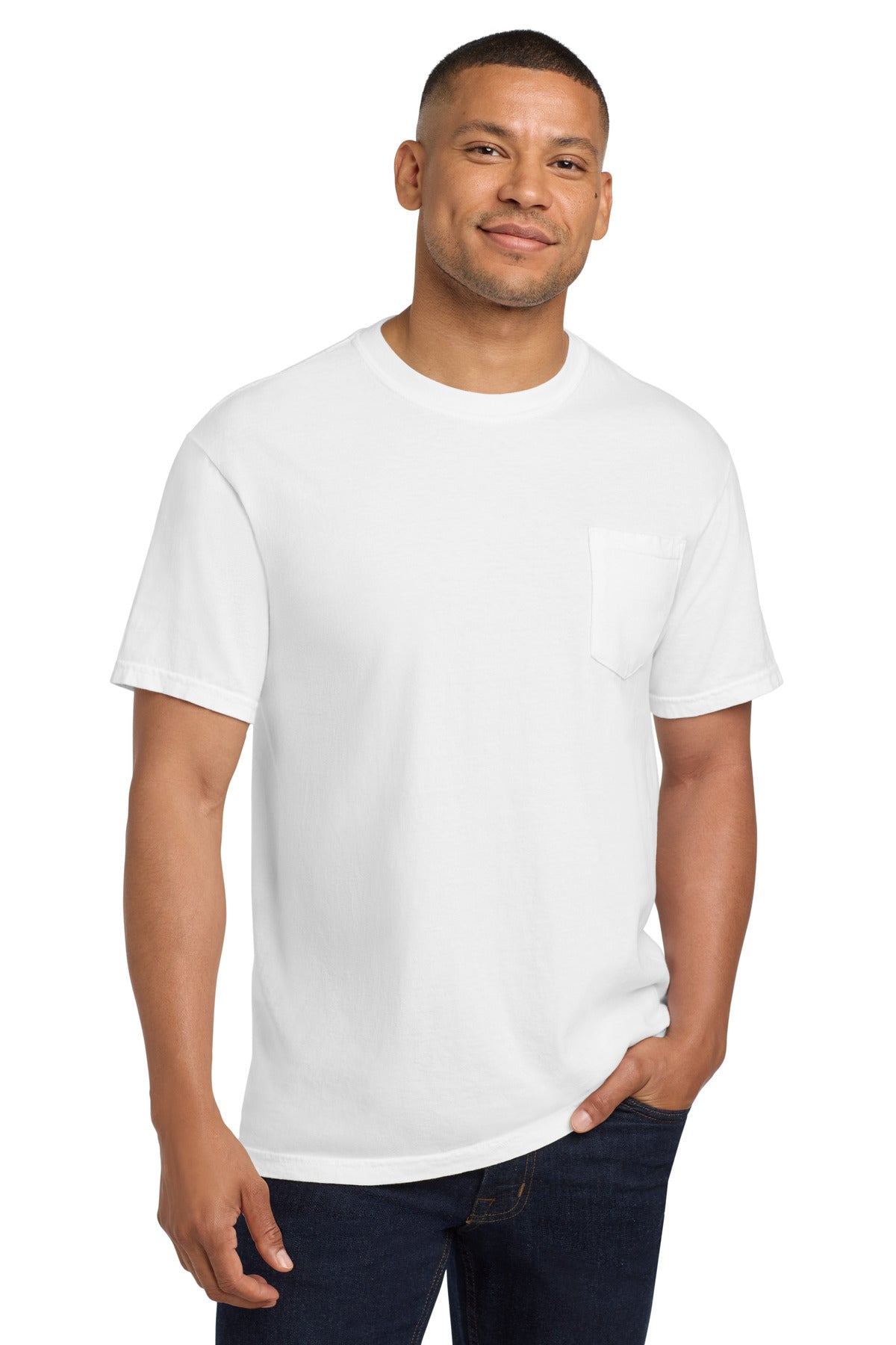 COMFORT COLORS ® Heavyweight Ring Spun Pocket Tee. 6030