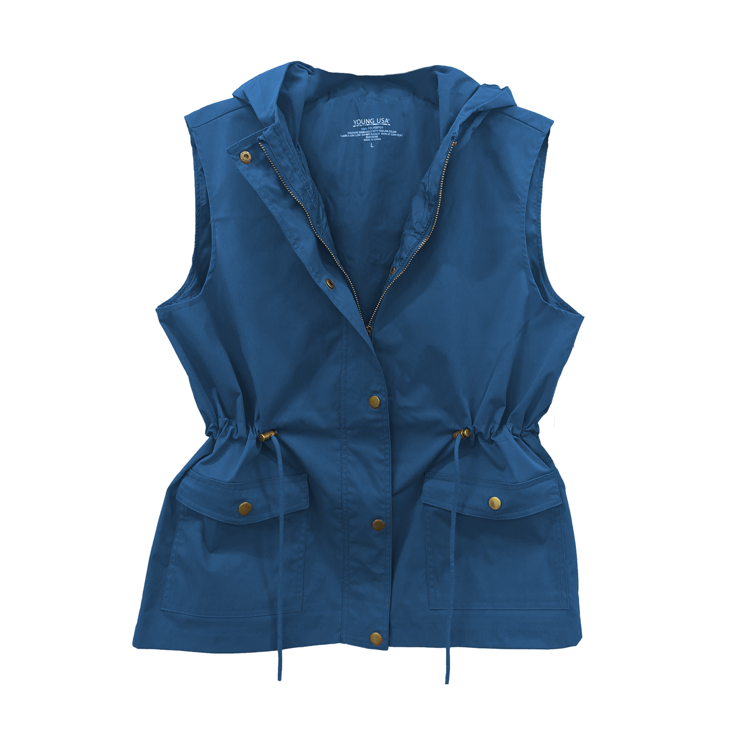 Ladies Sleeveless Vest with Hood