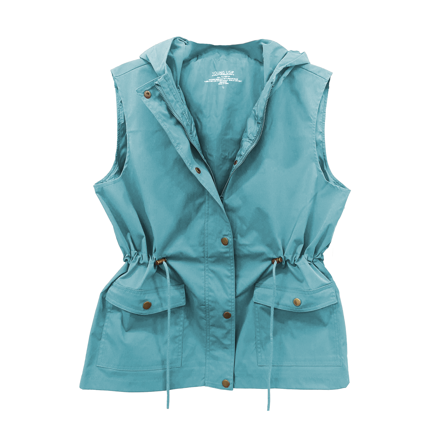 Ladies Sleeveless Vest with Hood